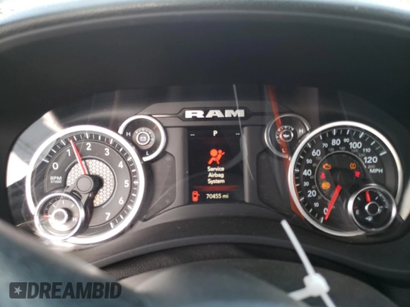 2021 Ram 2500 Tradesman with VIN 3C6MR4AJ5MG673882, listed as a Copart auction lot 50103884 with 70,455 mi miles and Salvage title. Bid and sale history available at DreamBid. Image 9.