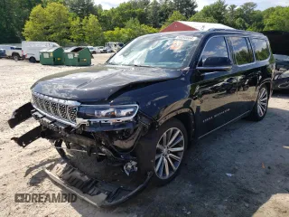 2022 Jeep Grand Wagoneer Series II with VIN 1C4SJVFJ2NS141246, listed as a Copart auction lot 56898664 with 33,408 mi miles and Salvage title. Bid and sale history available at DreamBid. Image 1.