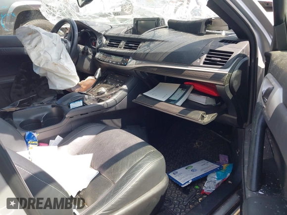 2012 Lexus CT 200h with VIN JTHKD5BH9C2058922, listed as a IAAI auction lot 42485928 with Not provided miles and . Bid and sale history available at DreamBid. Image 5.