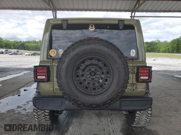 2025 Jeep Wrangler Sport S with VIN 1C4PJXDG7SW536309, listed as a Copart auction lot 53847575 with 1,476 mi miles and Salvage title. Bid and sale history available at DreamBid. Image 6.