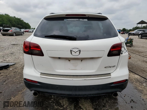2015 Mazda CX-9 Touring with VIN JM3TB2CA9F0463715, listed as a Copart auction lot 59764565 with 113,535 mi miles and Salvage title. Bid and sale history available at DreamBid. Image 6.