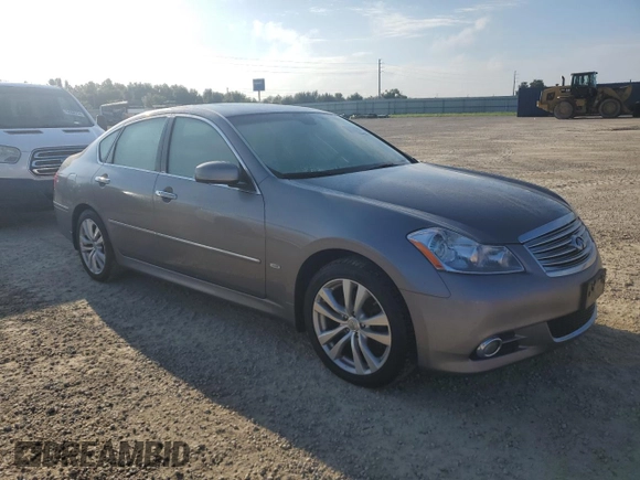 2008 Infiniti M with VIN JNKAY01F38M651612, listed as a Copart auction lot 74362064 with Not Provided miles and Salvage Title. Bid and sale history available at DreamBid. Image 4.