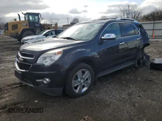 2013 Chevrolet Equinox LTZ z VIN 2GNALFEK3D6428822, wystawiony jako Copart lot #49839095 z przebiegiem 105 280 mil mil oraz Szkoda całkowita • Salvage title. Historia ofert i sprzedaży dostępna na DreamBid. Obrazek 1.