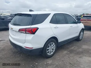 2024 Chevrolet Equinox LS with VIN 3GNAXHEG1RL102077, listed as a IAAI auction lot 41650008 with 10,745 mi miles. Bid and sale history available at carsss.com. Image 4.