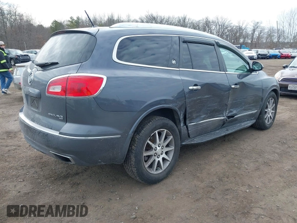 2014 Buick Enclave Leather with VIN 5GAKVBKD2EJ233953, listed as a IAAI auction lot 41658900 with 63,728 mi miles and . Bid and sale history available at DreamBid. Image 4.