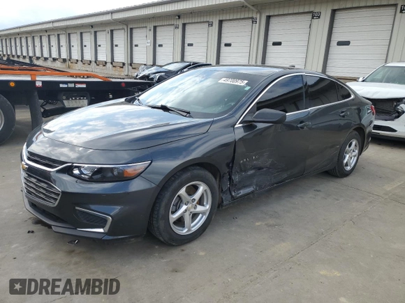 2017 Chevrolet Malibu LS with VIN 1G1ZB5ST2HF231392, listed as a Copart auction lot 49700975 with 69,921 mi miles and Salvage Title. Bid and sale history available at DreamBid. Image 1.