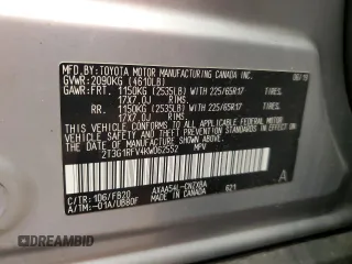 2019 Toyota RAV4 LE with VIN 2T3G1RFV4KW062552, listed as a Copart auction lot 54140175 with 75,770 mi miles and Non Repairable. Bid and sale history available at DreamBid. Image 12.