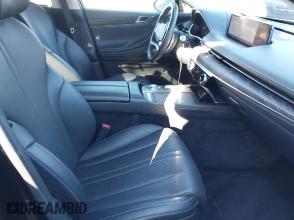 2021 Genesis G80 2.5T with VIN KMTGB4SC0MU047486, listed as a IAAI auction lot 41292975 with 53,196 mi miles and . Bid and sale history available at DreamBid. Image 5.