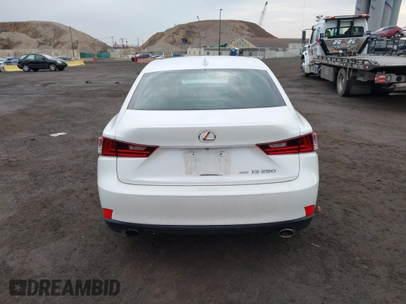 2015 Lexus IS 250 with VIN JTHCF1D25F5019537, listed as a IAAI auction lot 41643532 with 66,765 mi miles and . Bid and sale history available at DreamBid. Image 16.