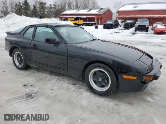 1984 Porsche 944 with VIN WP0AA0944EN465897, listed as a Copart auction lot 47081755 with 11,673 mi miles and Clean Title. Bid and sale history available at DreamBid. Image 4.