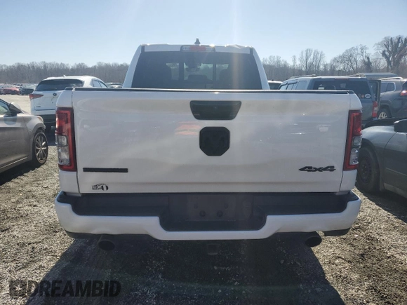 2023 Ram 1500 Big Horn with VIN 1C6SRFBT1PN590786, listed as a Copart auction lot 47774805 with 39,365 mi miles and Salvage Title. Bid and sale history available at carsss.com. Image 6.