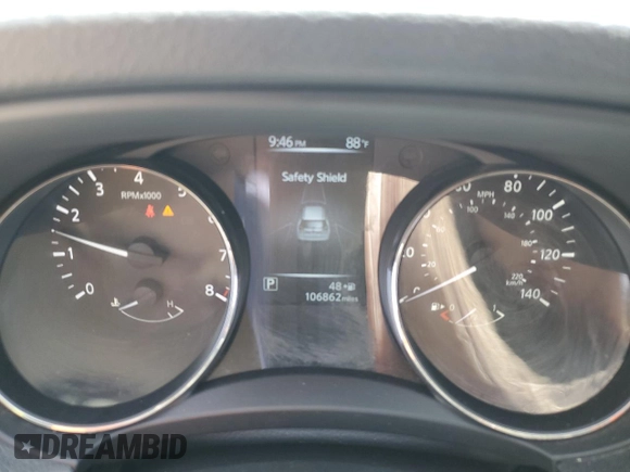 2017 Nissan Rogue S with VIN KNMAT2MT9HP579486, listed as a Copart auction lot 58251125 with 106,862 mi miles and Salvage title. Bid and sale history available at DreamBid. Image 9.