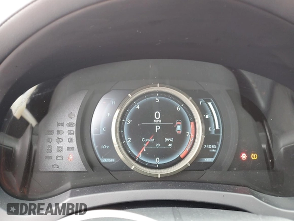 2015 Lexus IS 250 with VIN JTHCF1D29F5028435, listed as a Copart auction lot 46881145 with 74,085 mi miles and Salvage Title. Bid and sale history available at DreamBid. Image 9.