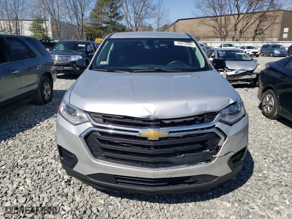2018 Chevrolet Traverse LS with VIN 1GNERFKW8JJ245860, listed as a Copart auction lot 49612865 with 109,955 mi miles and Salvage Title. Bid and sale history available at carsss.com. Image 5.