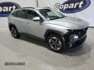 2025 Hyundai Tucson SEL with VIN 5NMJB3DE7SH467733, listed as a Copart auction lot 54535135 with 13,538 mi miles and Clean Title. Bid and sale history available at DreamBid. Image 4.