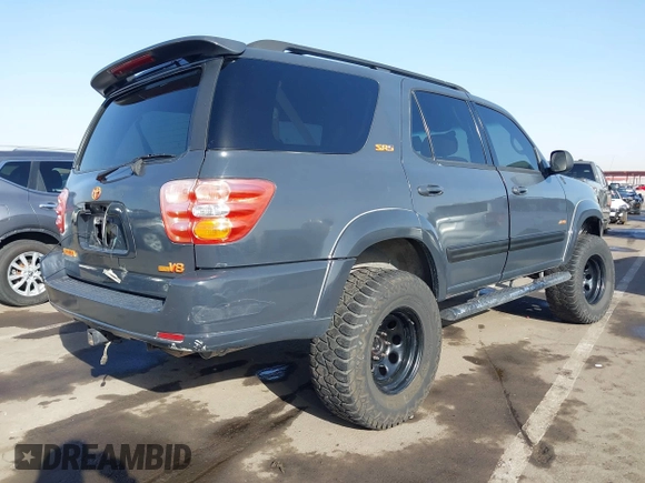 2002 Toyota Sequoia SR5 with VIN 5TDZT34A42S114070, listed as a IAAI auction lot 41696378 with 178,903 mi miles and . Bid and sale history available at carsss.com. Image 4.