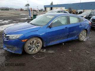 2016 Honda Civic Sedan EX with VIN 19XFC2F83GE057174, listed as a Copart auction lot 50207535 with 79,872 mi miles and Clean Title. Bid and sale history available at carsss.com. Image 1.