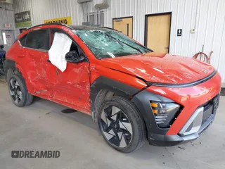 2025 Hyundai Kona Limited with VIN KM8HECA30SU187116, listed as a IAAI auction lot 42447030 with 2,805 mi miles and . Bid and sale history available at DreamBid. Image 1.