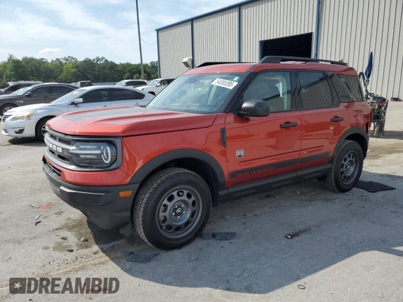 2024 Ford Bronco Sport Big Bend z VIN 3FMCR9B6XRRE02075, wystawiony jako Copart lot #54095395 z przebiegiem 20 718 mil mil oraz Szkoda całkowita • Salvage title. Historia ofert i sprzedaży dostępna na DreamBid. Obrazek 1.