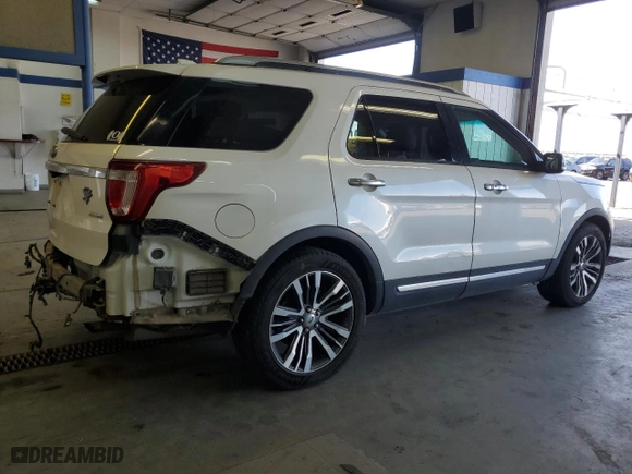 2016 Ford Explorer Platinum with VIN 1FM5K8HT1GGB67252, listed as a Copart auction lot 50235475 with 105,061 mi miles and Salvage Title. Bid and sale history available at carsss.com. Image 3.