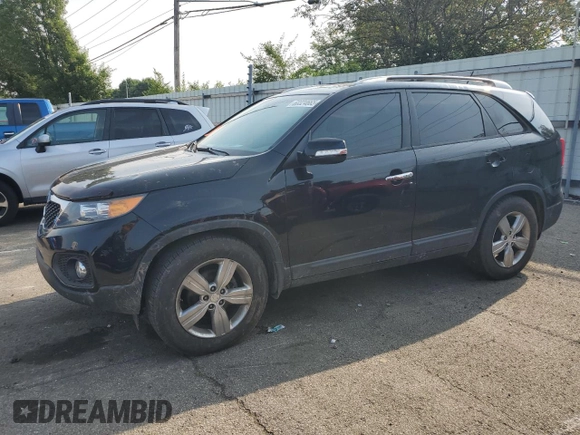 2013 Kia Sorento EX with VIN 5XYKU4A60DG394087, listed as a Copart auction lot 60324665 with 130,736 mi miles and Salvage title. Bid and sale history available at DreamBid. Image 1.