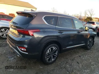 2020 Hyundai Santa Fe Limited with VIN 5NMS5CAA9LH234287, listed as a Copart auction lot 81342104 with 13,639 mi miles and Salvage Title. Bid and sale history available at carsss.com. Image 3.