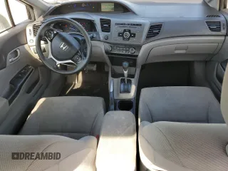 2012 Honda Civic LX with VIN 2HGFB2F56CH588345, listed as a Copart auction lot 54168335 with 149,901 mi miles and Salvage Title. Bid and sale history available at DreamBid. Image 8.