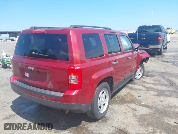 2016 Jeep Patriot Sport z VIN 1C4NJPBAXGD513390, wystawiony jako IAAI lot #42254500 z przebiegiem 178 813 mil mil oraz . Historia ofert i sprzedaży dostępna na DreamBid. Obrazek 4.