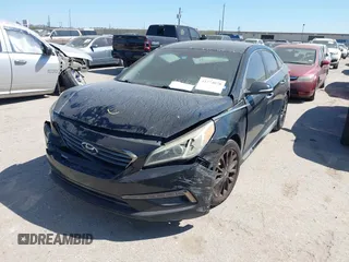 2015 Hyundai Sonata Limited with VIN 5NPE34AF9FH189704, listed as a IAAI auction lot 41774078 with 175,042 mi miles and . Bid and sale history available at carsss.com. Image 2.