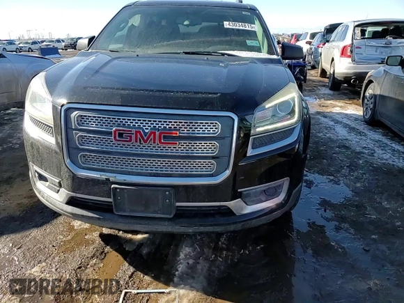 2016 GMC Acadia SLE with VIN 1GKKRNED3GJ347919, listed as a Copart auction lot 43034815 with 103,821 mi miles and Salvage Title. Bid and sale history available at DreamBid. Image 12.