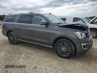 2020 Ford Expedition Max Limited with VIN 1FMJK2AT7LEA21398, listed as a Copart auction lot 62744905 with 173,670 mi miles and Salvage title. Bid and sale history available at DreamBid. Image 4.