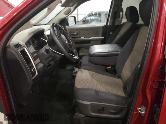 2012 Ram 1500 Big Horn with VIN 1C6RD7LT3CS209288, listed as a Copart auction lot 51516885 with 118,787 mi miles and Salvage Title. Bid and sale history available at carsss.com. Image 7.