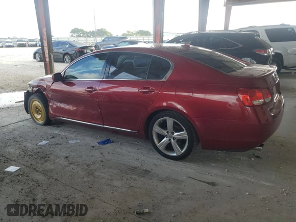 2007 Lexus GS 350 with VIN JTHBE96S170015784, listed as a Copart auction lot 51471335 with 222,084 mi miles and Salvage Title. Bid and sale history available at carsss.com. Image 2.