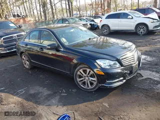 2012 Mercedes-Benz C-Class C 300 Sport with VIN WDDGF8BB9CR228014, listed as a IAAI auction lot 41678810 with 198,833 mi miles. Bid and sale history available at carsss.com. Image 1.