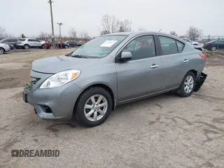 2014 Nissan Versa SV with VIN 3N1CN7AP0EL829246, listed as a IAAI auction lot 41351527 with 96,607 mi miles. Bid and sale history available at carsss.com. Image 2.