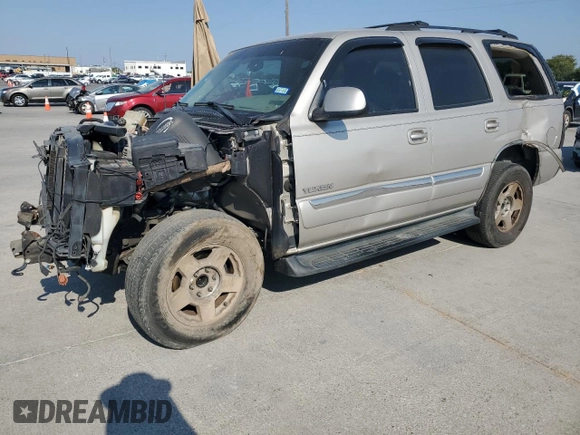 2004 GMC Yukon SLE z VIN 1GKEC13V64R277493, wystawiony jako Copart lot #68819754 z przebiegiem 125 731 mil mil oraz Szkoda całkowita • Salvage title. Historia ofert i sprzedaży dostępna na DreamBid. Obrazek 1.