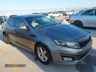 2015 Kia Optima LX with VIN 5XXGM4A72FG499865, listed as a IAAI auction lot 42443778 with 225,009 mi miles and . Bid and sale history available at DreamBid. Image 1.