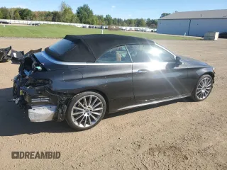 2022 Mercedes-Benz C 300 with VIN W1KWK8EB0NG111374, listed as a Copart auction lot 74877914 with 21,348 mi miles and Salvage Title. Bid and sale history available at DreamBid. Image 3.