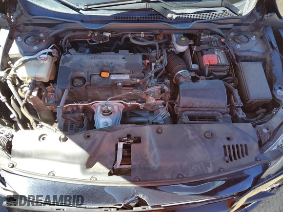 2019 Honda Civic Sedan LX with VIN 2HGFC2F65KH525466, listed as a Copart auction lot 49464965 with 76,506 mi miles and Salvage Title. Bid and sale history available at carsss.com. Image 12.