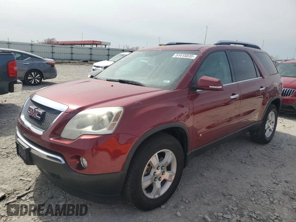 2009 GMC Acadia SLT1 with VIN 1GKER23D99J218004, listed as a Copart auction lot 51415035 with 130,449 mi miles and Salvage Title. Bid and sale history available at carsss.com. Image 1.