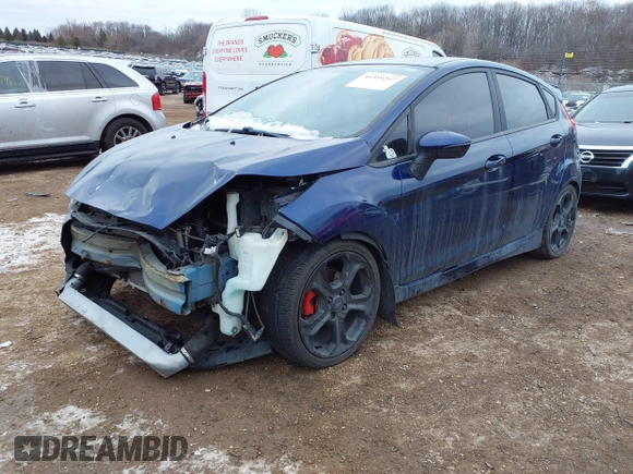 2016 Ford Fiesta ST with VIN 3FADP4GX6GM201907, listed as a IAAI auction lot 41359247 with 58,632 mi miles. Bid and sale history available at carsss.com. Image 17.