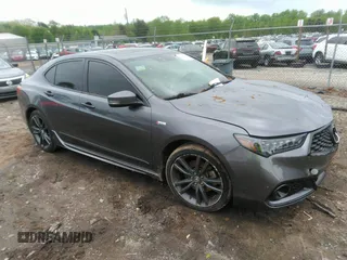 2018 Acura TLX w/A-SPEC Pkg with VIN 19UUB2F66JA002402, listed as a IAAI auction lot 41960832 with 91,643 mi miles. Bid and sale history available at carsss.com. Image 1.