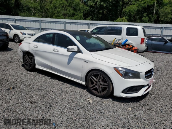 2018 Mercedes-Benz CLA 250 with VIN WDDSJ4EB4JN692071, listed as a Copart auction lot 54217165 with 139,609 mi miles and Salvage title. Bid and sale history available at DreamBid. Image 4.
