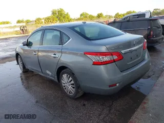 2013 Nissan Sentra SV with VIN 3N1AB7APXDL733641, listed as a IAAI auction lot 41886177 with 185,659 mi miles. Bid and sale history available at carsss.com. Image 3.