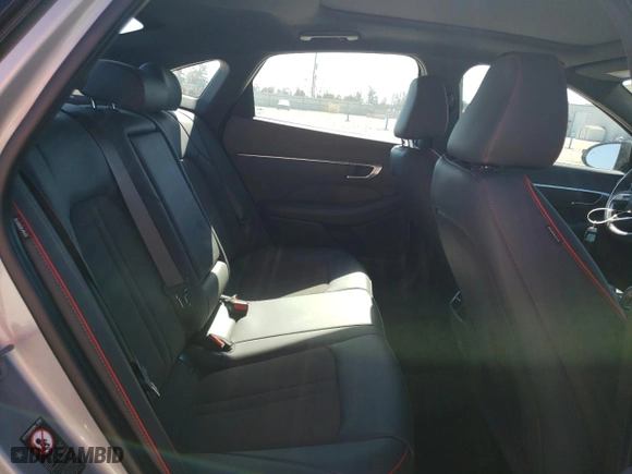 2023 Hyundai Sonata SEL Plus with VIN KMHL44J22PA292839, listed as a Copart auction lot 46874945 with 22,201 mi miles and Salvage Title. Bid and sale history available at carsss.com. Image 10.