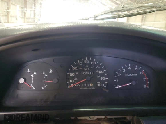 1995 Nissan Frontier with VIN 1N6SD11S6SC434201, listed as a Copart auction lot 60198815 with 222,938 mi miles and Salvage title. Bid and sale history available at DreamBid. Image 9.