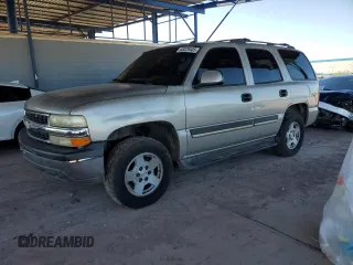 2005 Chevrolet Tahoe LS z VIN 1GNEC13V85R155366, wystawiony jako Copart lot #60328405 z przebiegiem 421 272 mil mil oraz Szkoda całkowita • Salvage title. Historia ofert i sprzedaży dostępna na DreamBid. Obrazek 1.