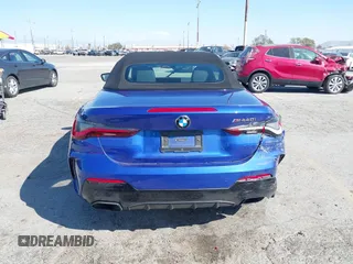 2024 BMW 4 Series M440i with VIN WBA53AT0XRCP24298, listed as a IAAI auction lot 41648187 with Not Provided miles and . Bid and sale history available at carsss.com. Image 17.