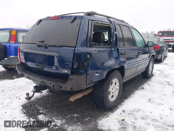 2001 Jeep Grand Cherokee Laredo with VIN 1J4GW48N21C730703, listed as a IAAI auction lot 41581667 with 111,054 mi miles and . Bid and sale history available at DreamBid. Image 4.