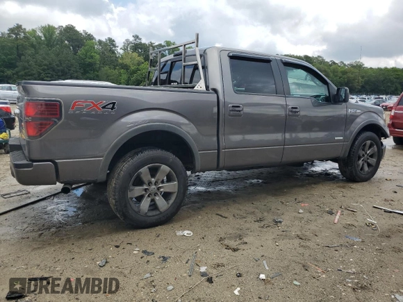 2012 Ford F-150 XL with VIN 1FTFW1ET3CFC46575, listed as a Copart auction lot 58613805 with 141,694 mi miles and Clean title. Bid and sale history available at DreamBid. Image 3.